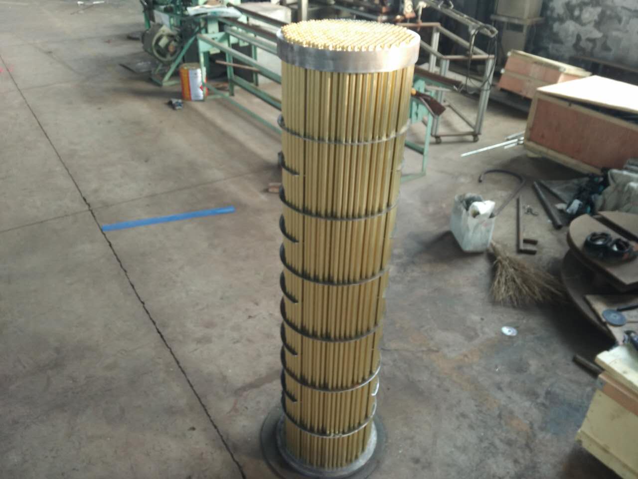 船用冷油器換管，船用冷油器換不銹鋼管