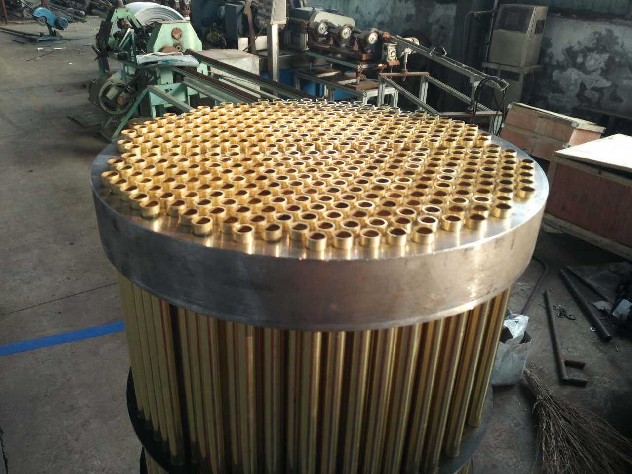 船用冷油器換管，船用冷油器換不銹鋼管